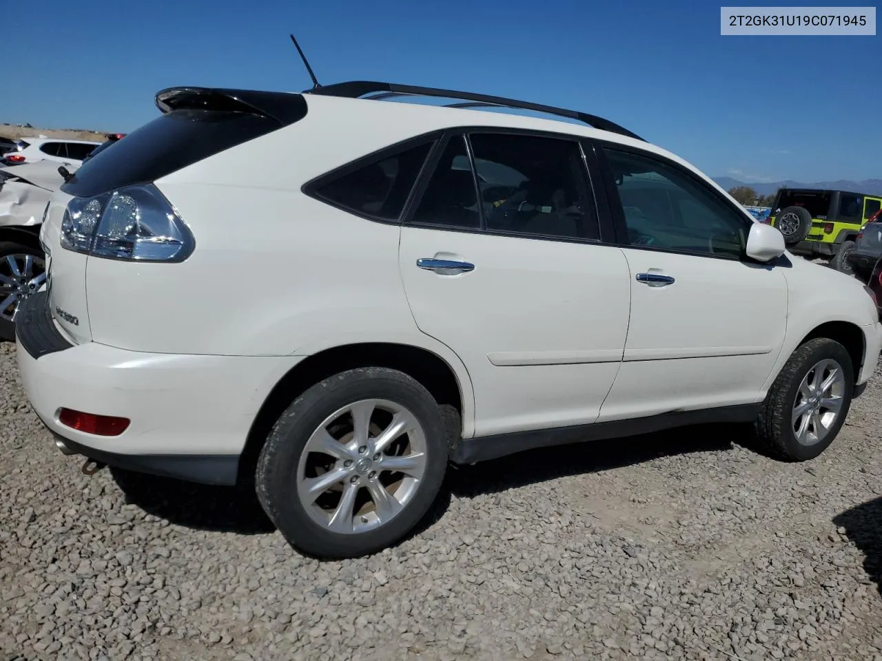 2009 Lexus Rx 350 VIN: 2T2GK31U19C071945 Lot: 72164024