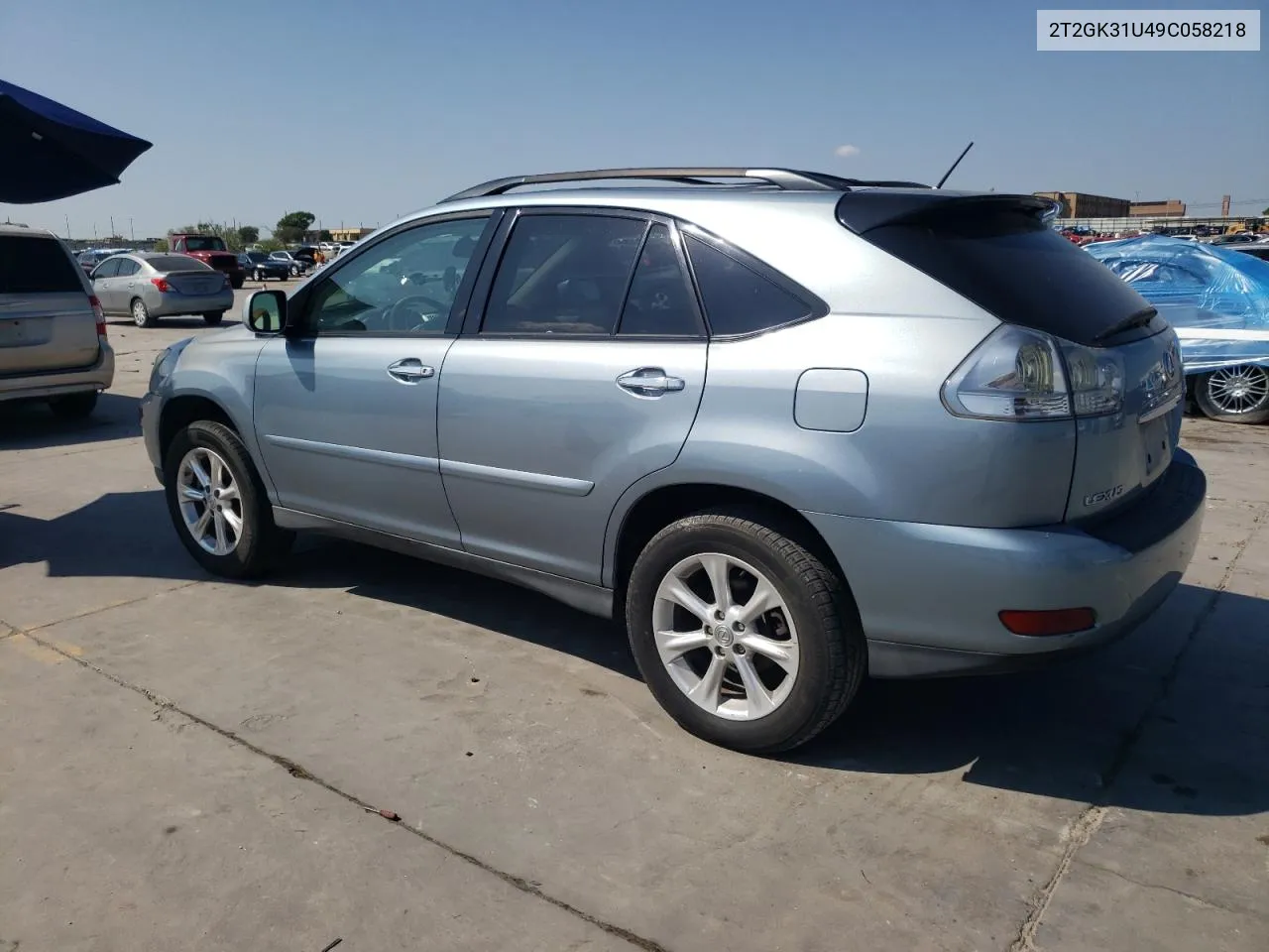 2009 Lexus Rx 350 VIN: 2T2GK31U49C058218 Lot: 72223364