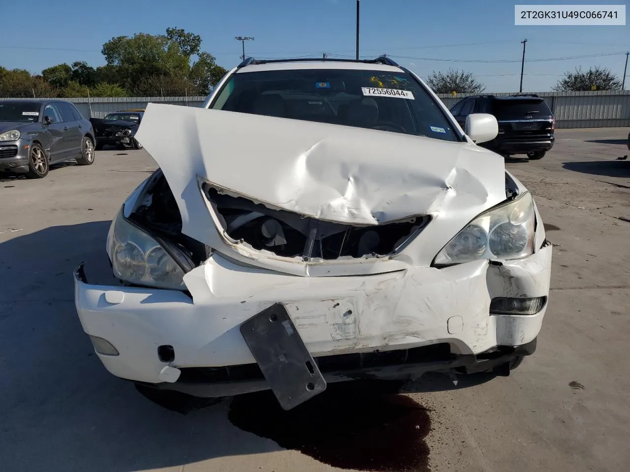 2009 Lexus Rx 350 VIN: 2T2GK31U49C066741 Lot: 72556044