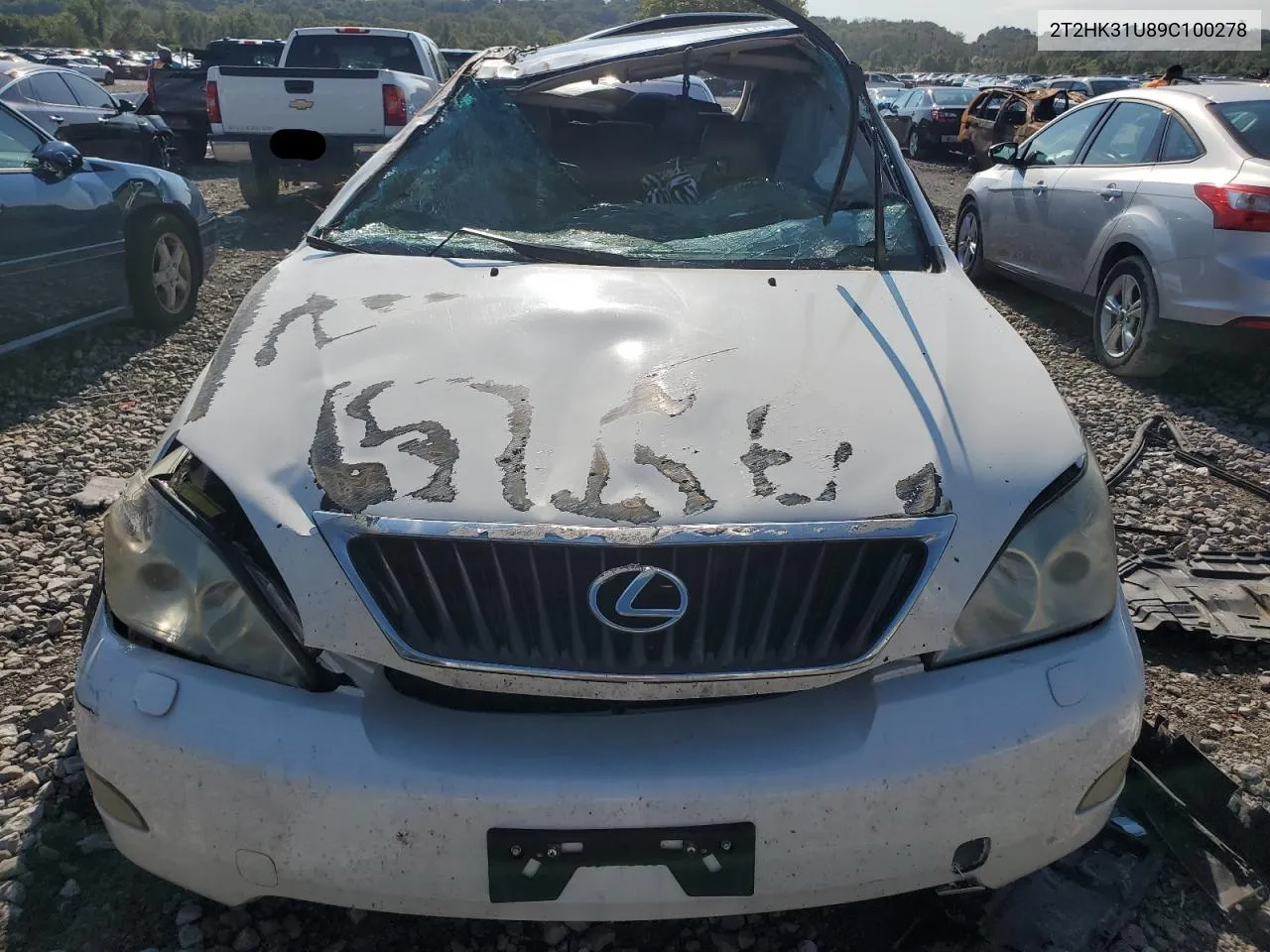 2009 Lexus Rx 350 VIN: 2T2HK31U89C100278 Lot: 72798694