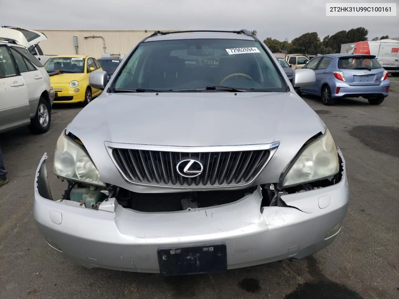 2009 Lexus Rx 350 VIN: 2T2HK31U99C100161 Lot: 72962694