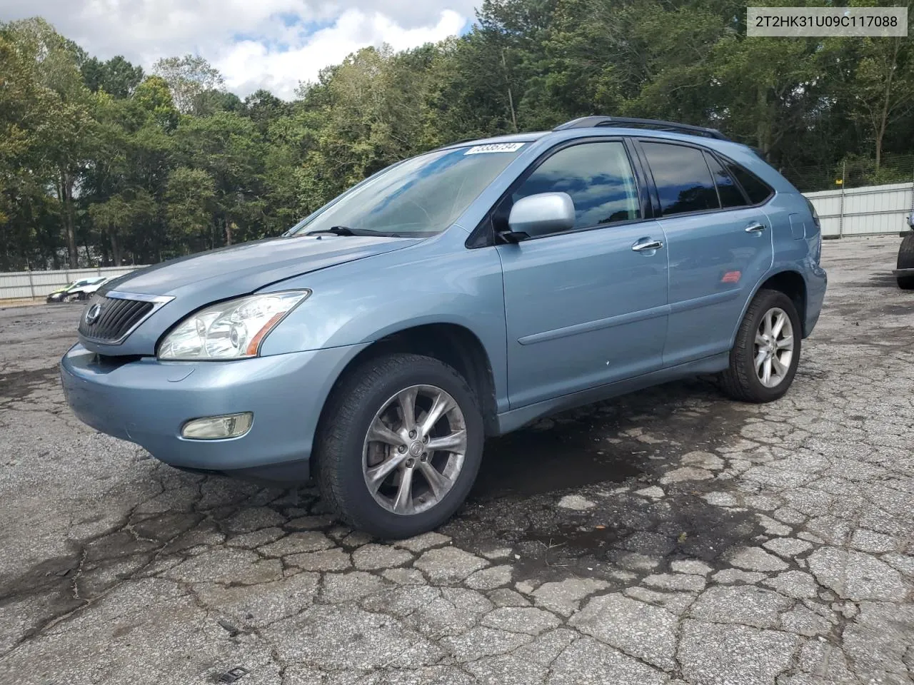 2009 Lexus Rx 350 VIN: 2T2HK31U09C117088 Lot: 73335734