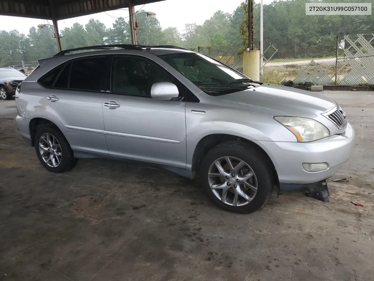 2009 Lexus Rx 350 VIN: 2T2GK31U99C057100 Lot: 73339954