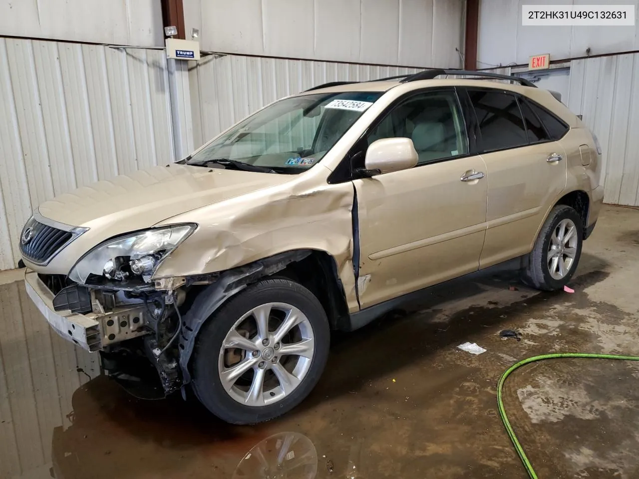 2009 Lexus Rx 350 VIN: 2T2HK31U49C132631 Lot: 73542584