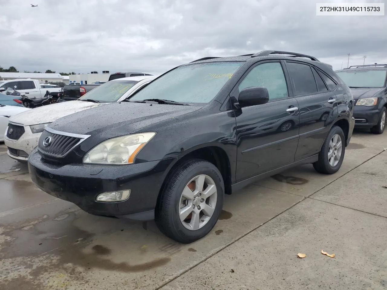 2009 Lexus Rx 350 VIN: 2T2HK31U49C115733 Lot: 74120534