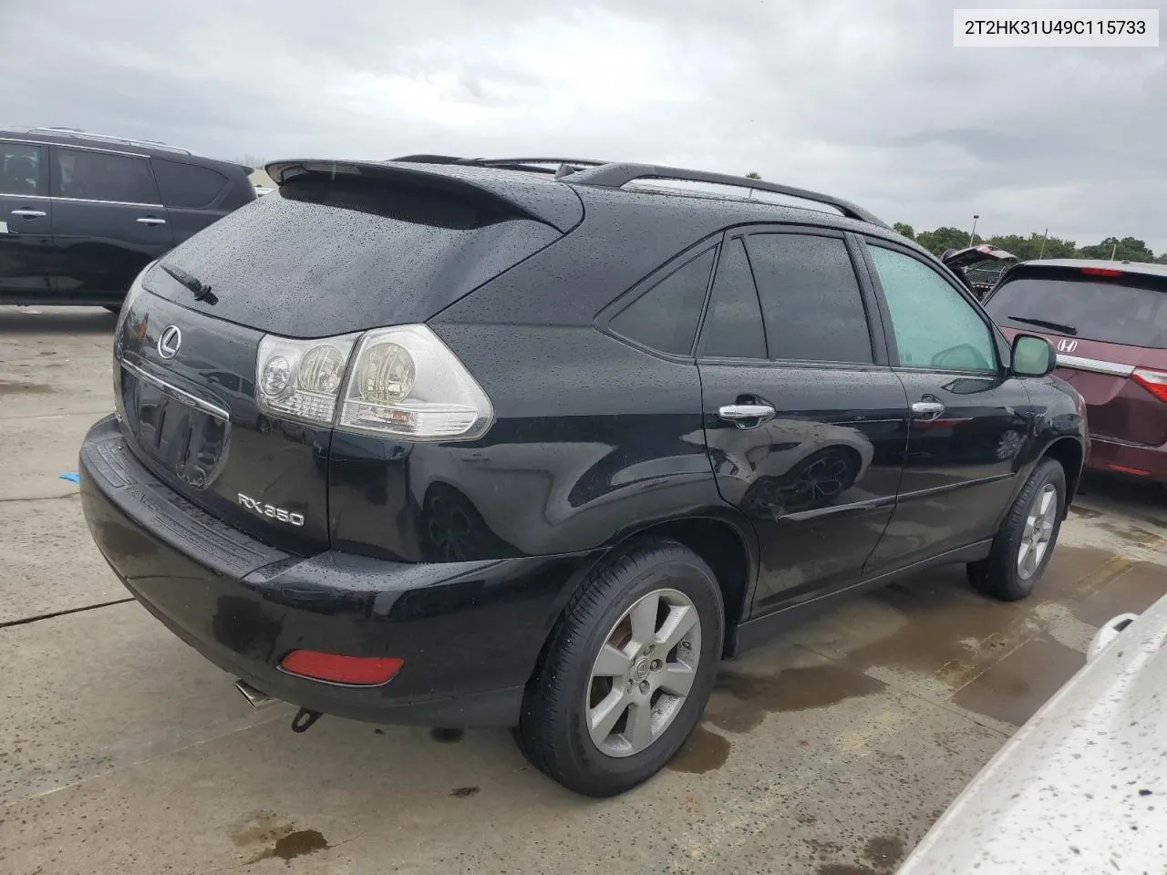 2009 Lexus Rx 350 VIN: 2T2HK31U49C115733 Lot: 74120534