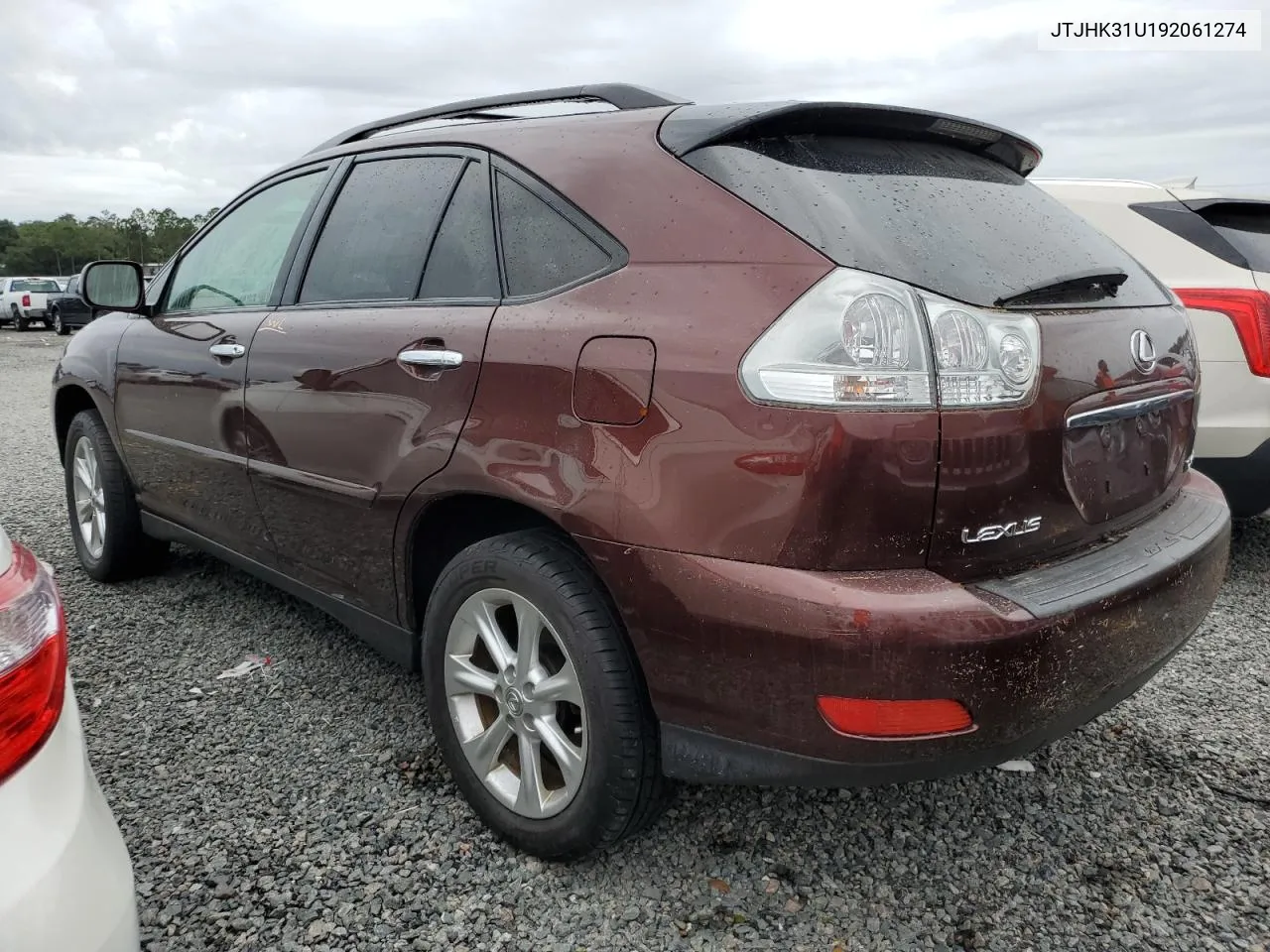 2009 Lexus Rx 350 VIN: JTJHK31U192061274 Lot: 74634344