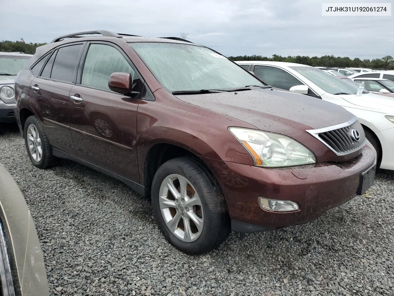 2009 Lexus Rx 350 VIN: JTJHK31U192061274 Lot: 74634344