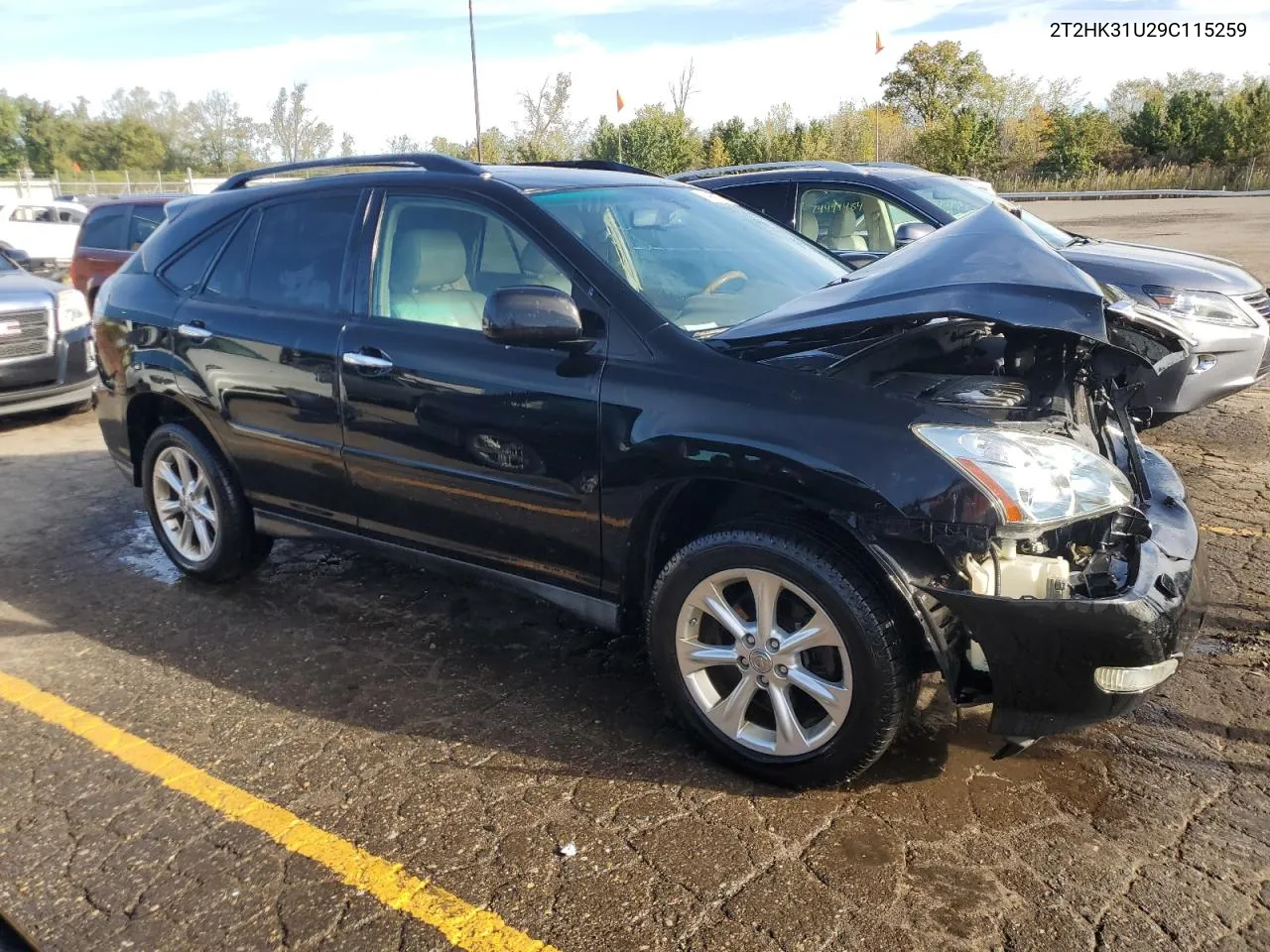 2009 Lexus Rx 350 VIN: 2T2HK31U29C115259 Lot: 74659074