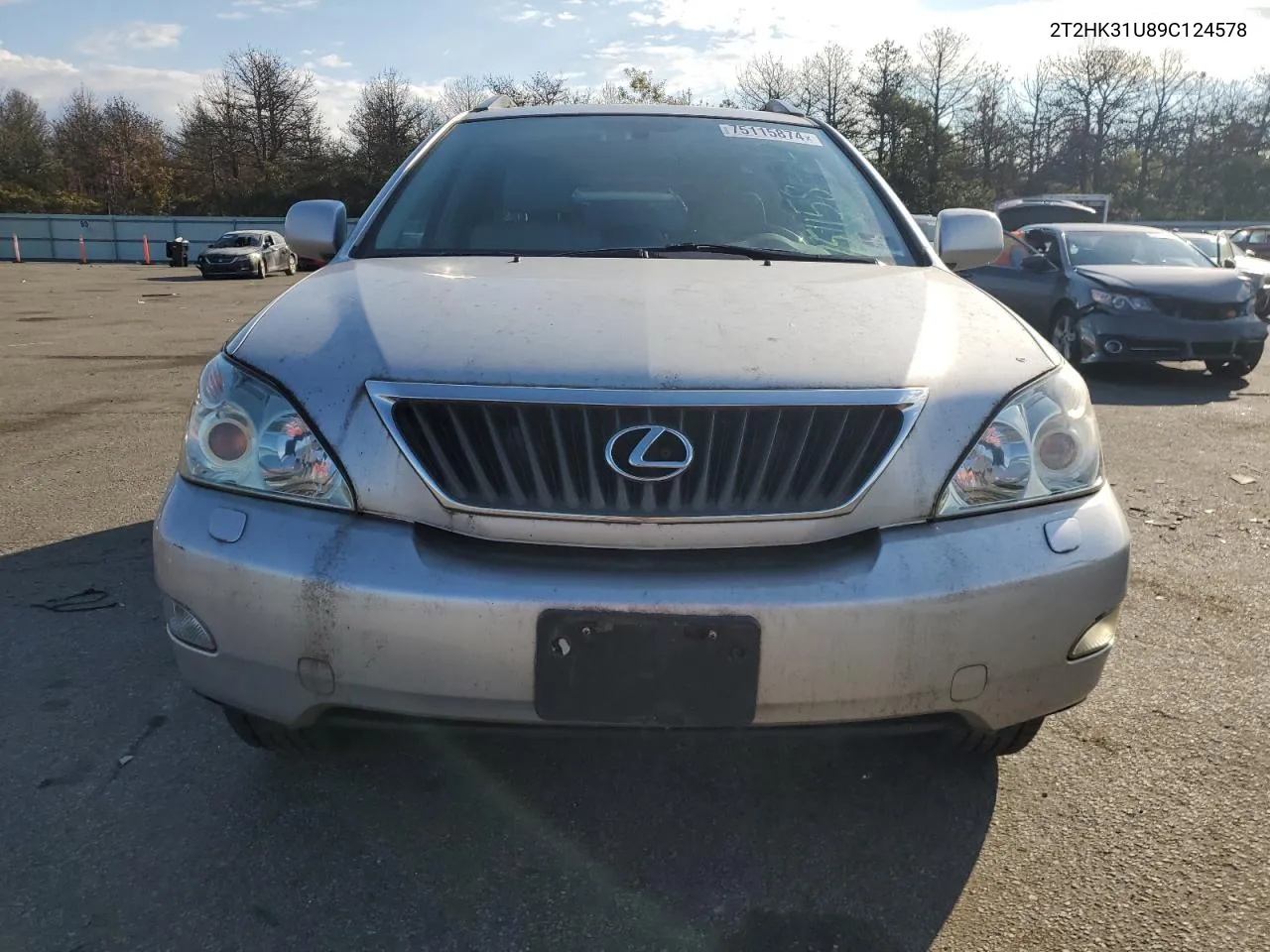 2009 Lexus Rx 350 VIN: 2T2HK31U89C124578 Lot: 75115874