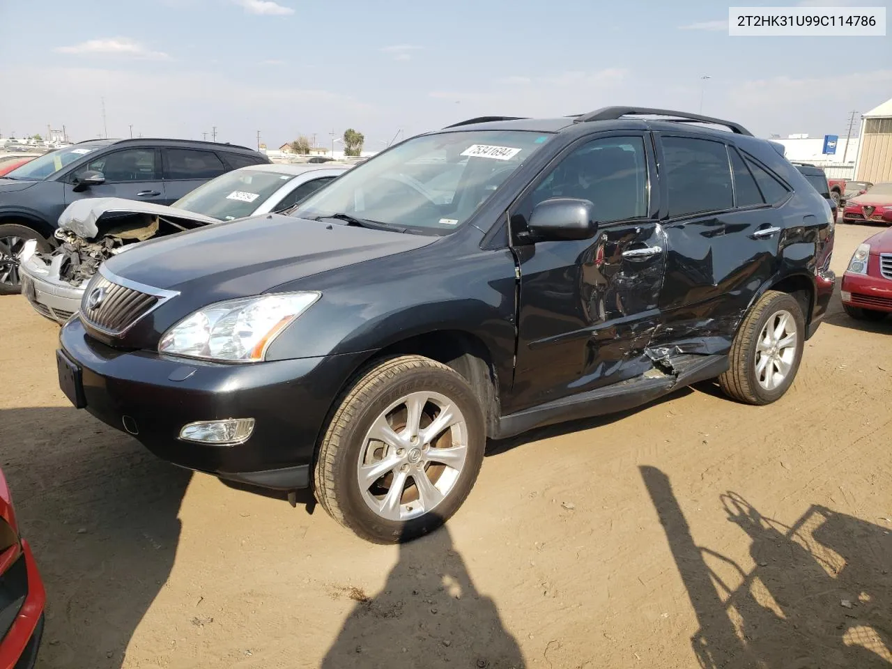 2009 Lexus Rx 350 VIN: 2T2HK31U99C114786 Lot: 75341694