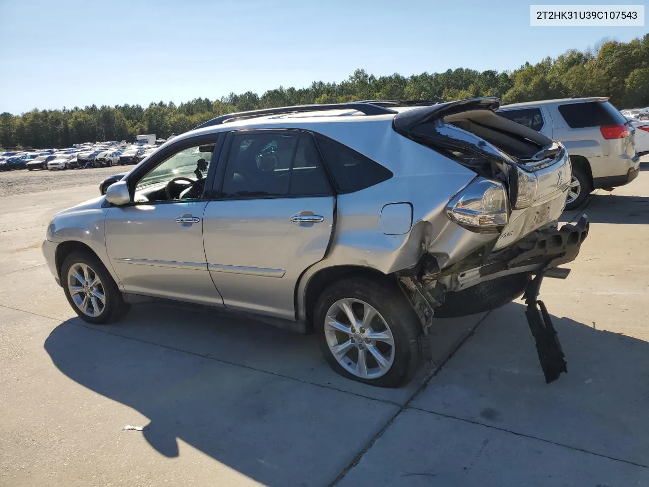 2009 Lexus Rx 350 VIN: 2T2HK31U39C107543 Lot: 75414254