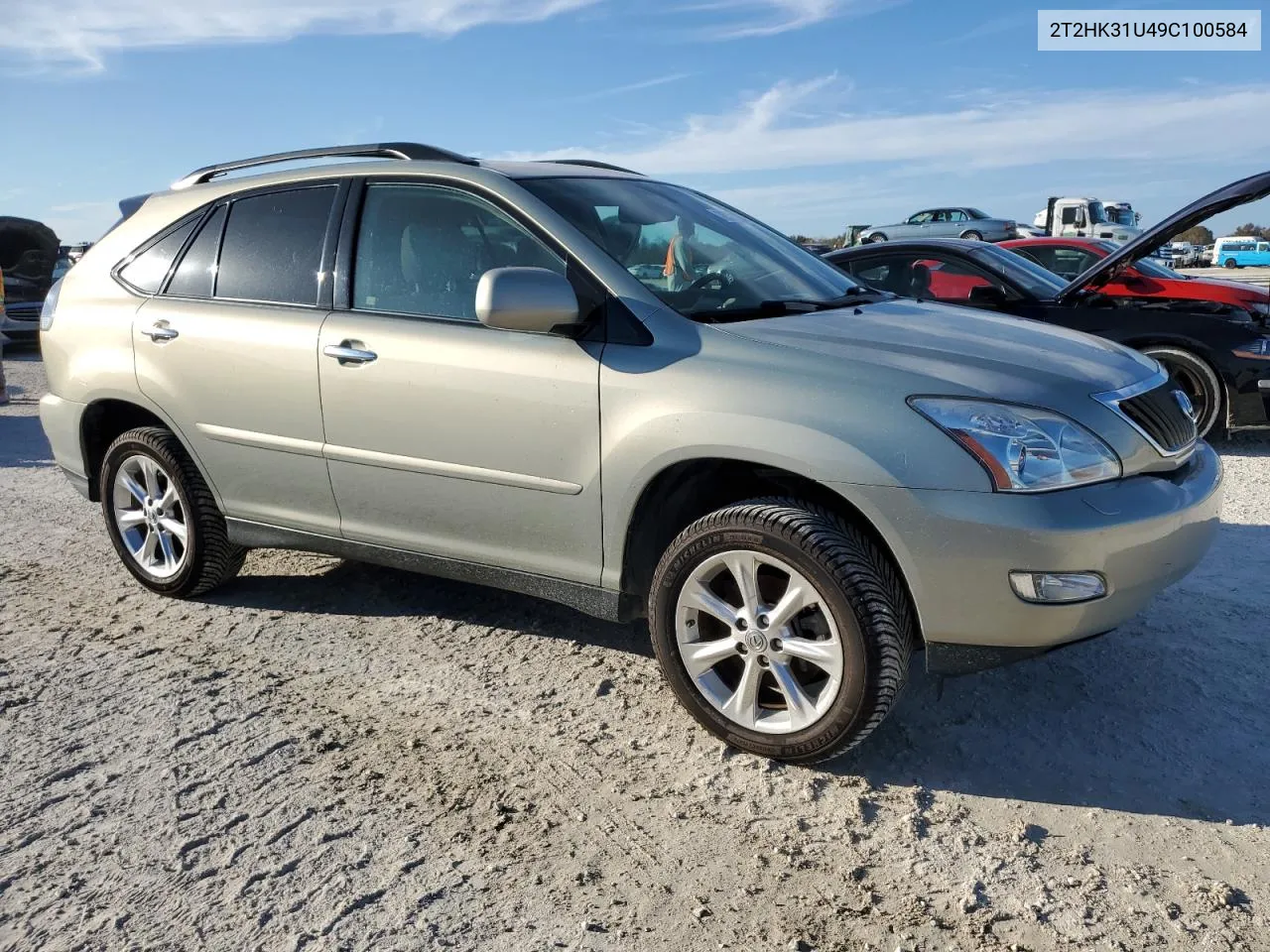 2009 Lexus Rx 350 VIN: 2T2HK31U49C100584 Lot: 76315274