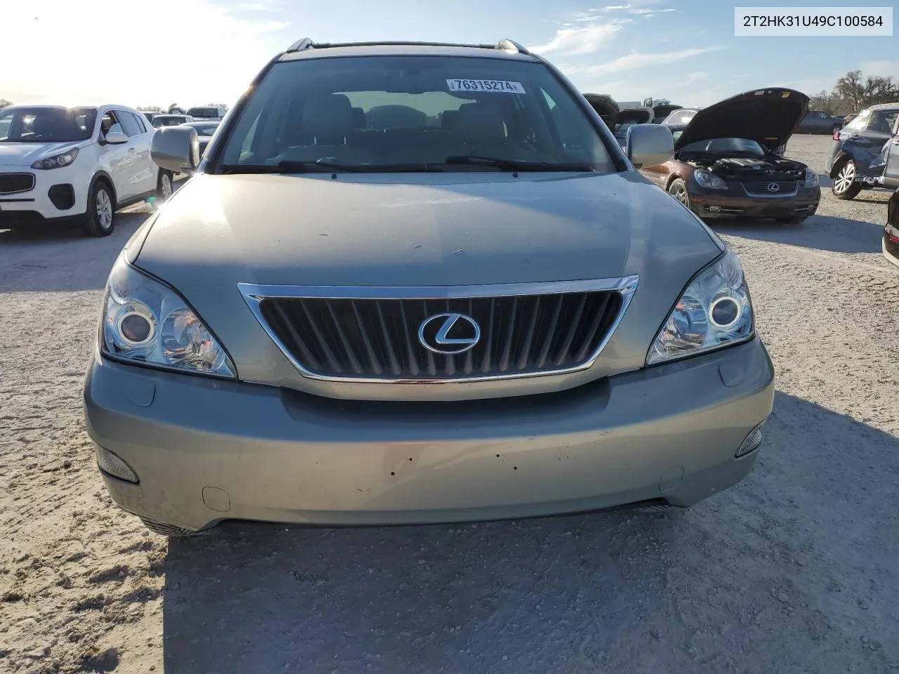 2009 Lexus Rx 350 VIN: 2T2HK31U49C100584 Lot: 76315274