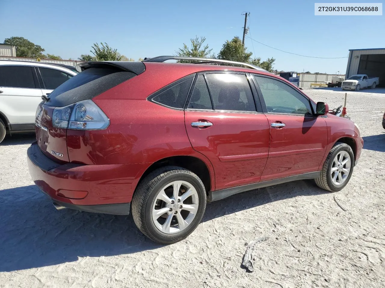 2009 Lexus Rx 350 VIN: 2T2GK31U39C068688 Lot: 77021334