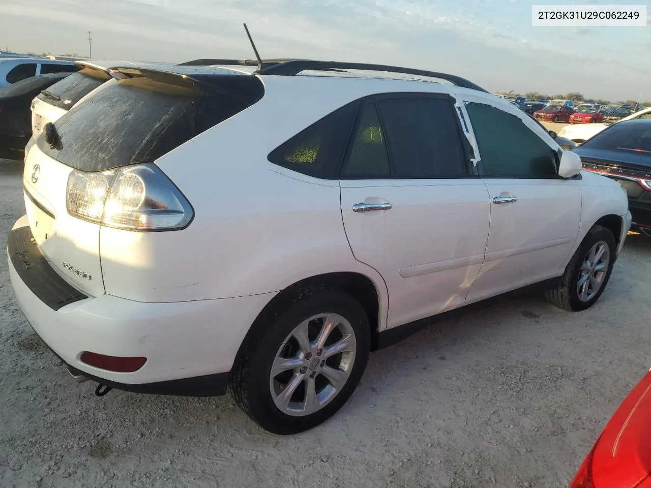 2009 Lexus Rx 350 VIN: 2T2GK31U29C062249 Lot: 78152654