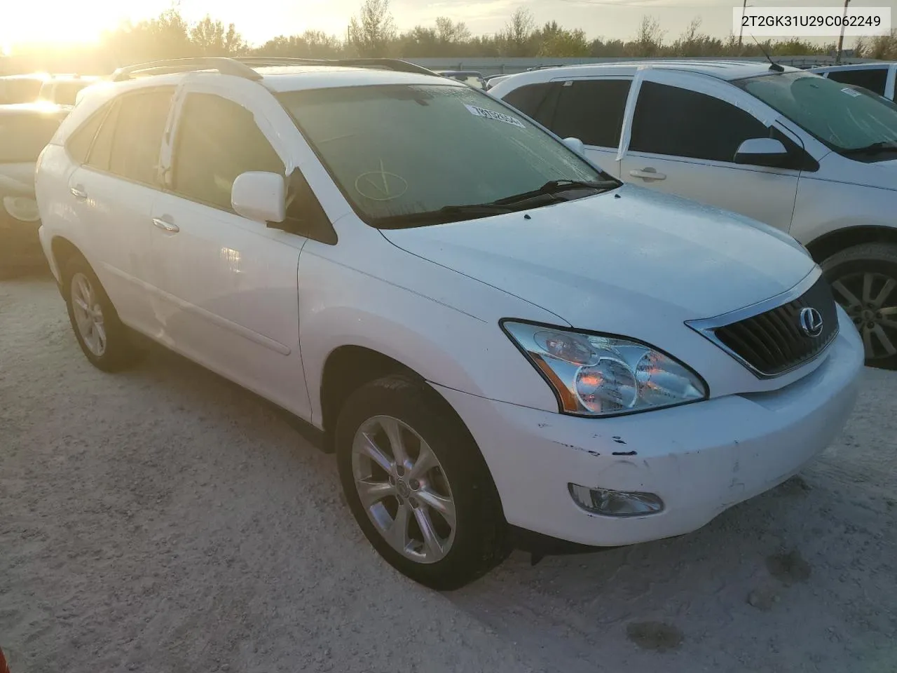 2009 Lexus Rx 350 VIN: 2T2GK31U29C062249 Lot: 78152654