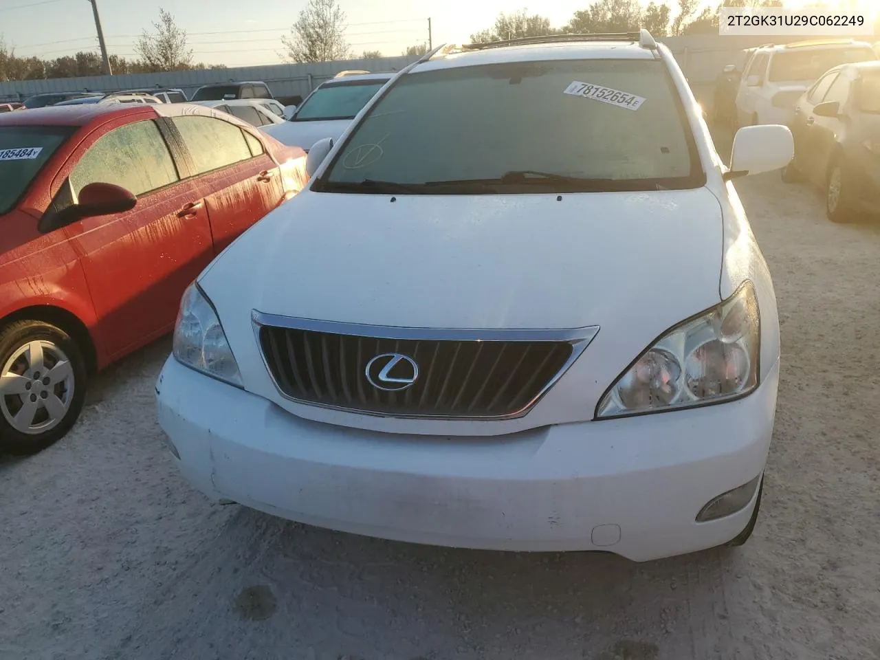 2009 Lexus Rx 350 VIN: 2T2GK31U29C062249 Lot: 78152654