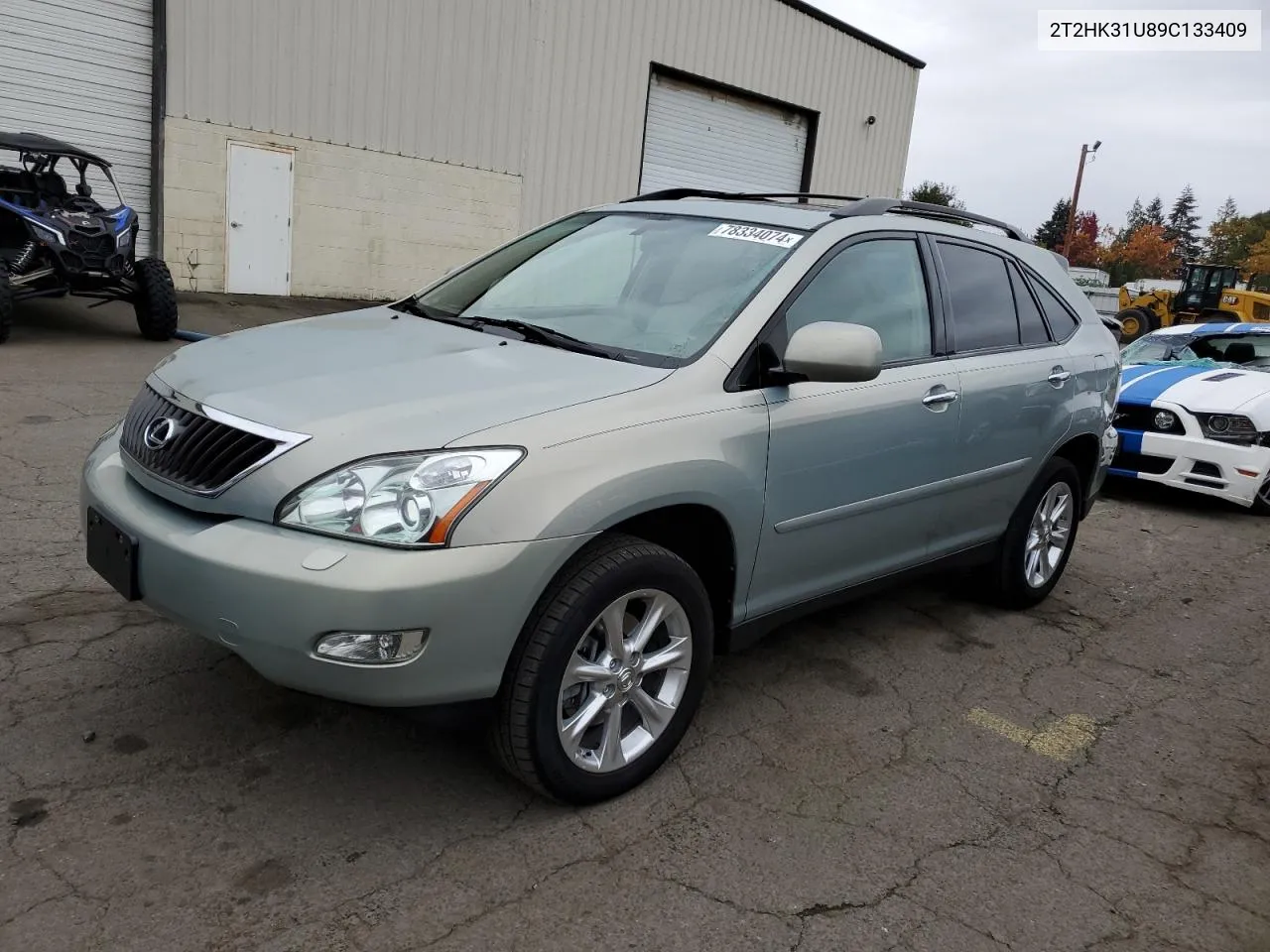 2009 Lexus Rx 350 VIN: 2T2HK31U89C133409 Lot: 78334074