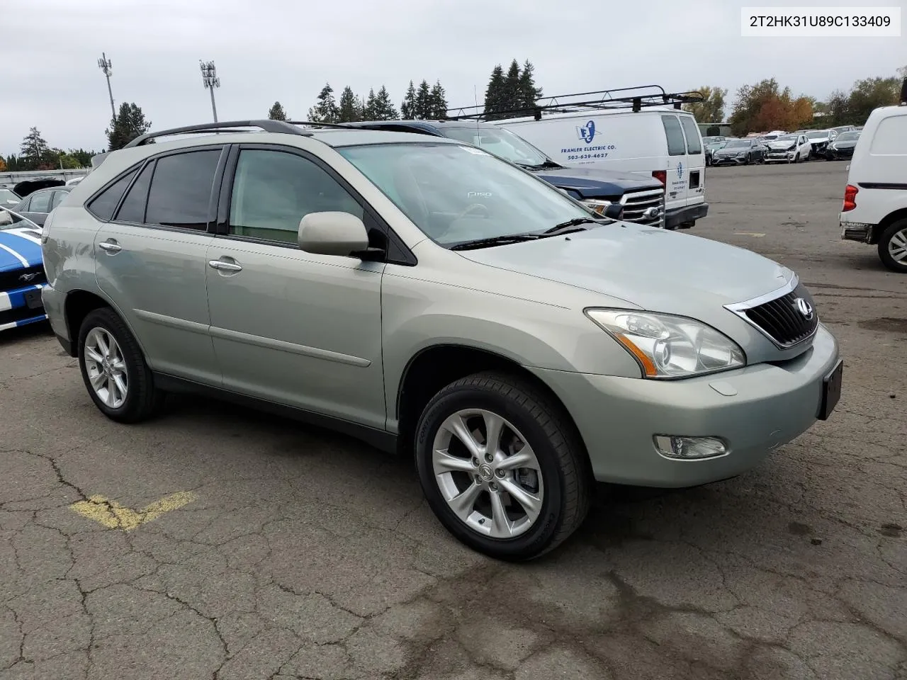 2009 Lexus Rx 350 VIN: 2T2HK31U89C133409 Lot: 78334074