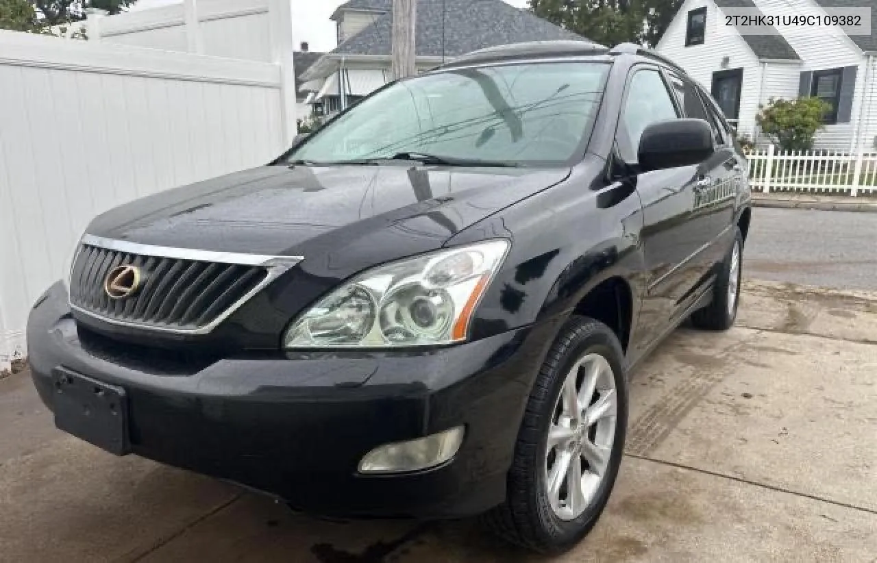 2009 Lexus Rx 350 VIN: 2T2HK31U49C109382 Lot: 78623084