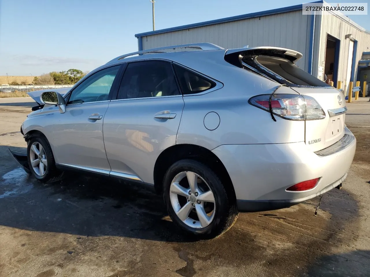 2T2ZK1BAXAC022748 2010 Lexus Rx 350