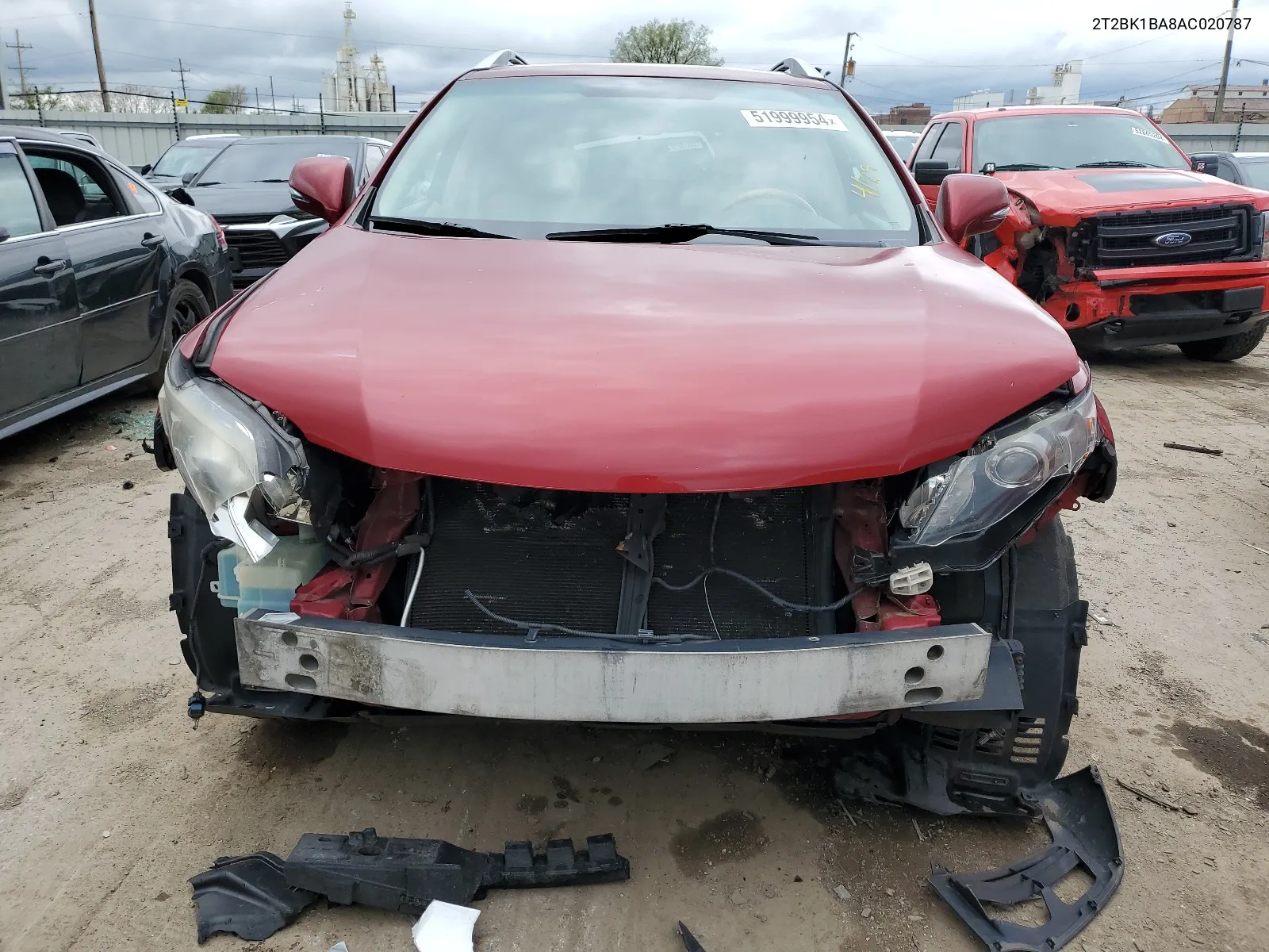 2T2BK1BA8AC020787 2010 Lexus Rx 350