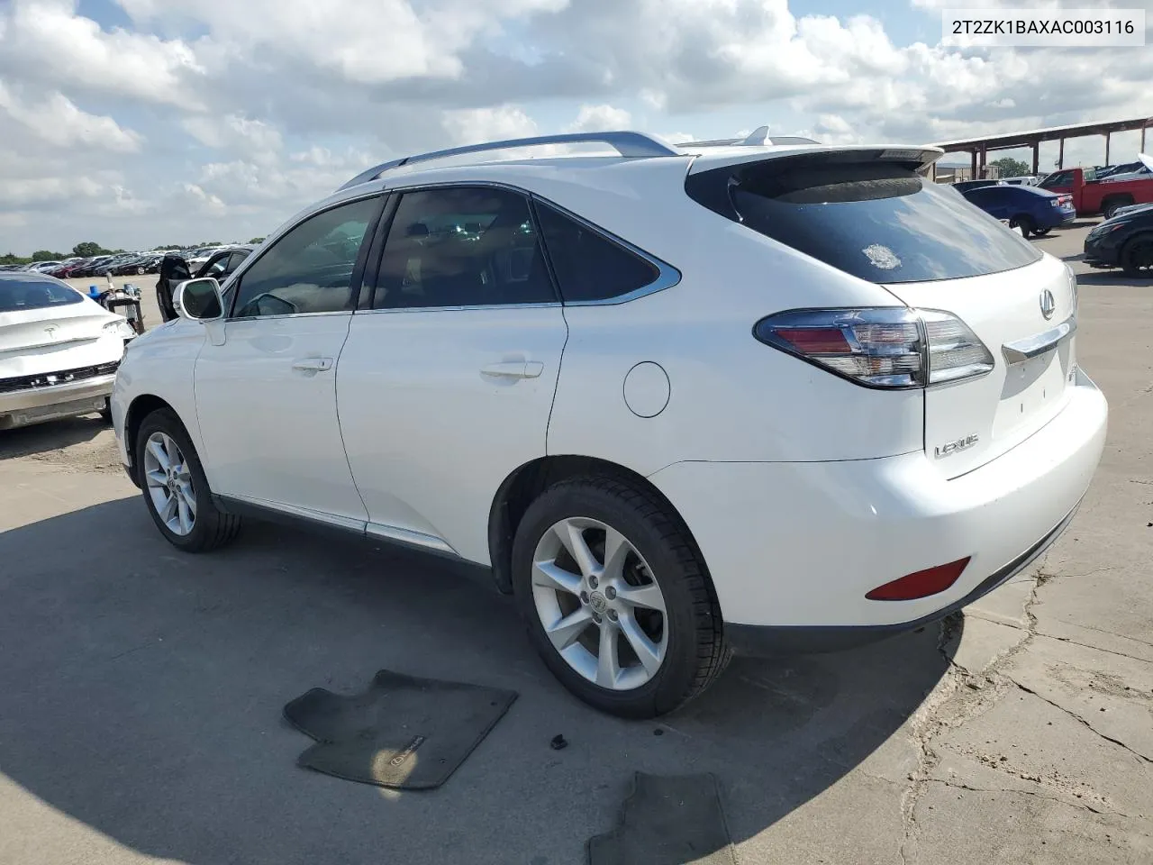 2010 Lexus Rx 350 VIN: 2T2ZK1BAXAC003116 Lot: 58099134