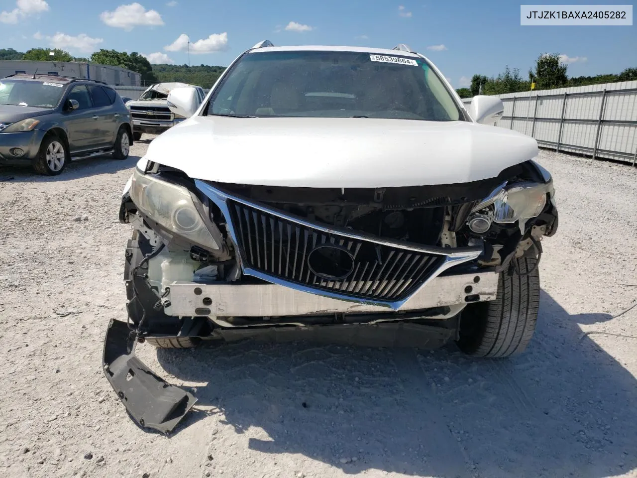 2010 Lexus Rx 350 VIN: JTJZK1BAXA2405282 Lot: 58539864