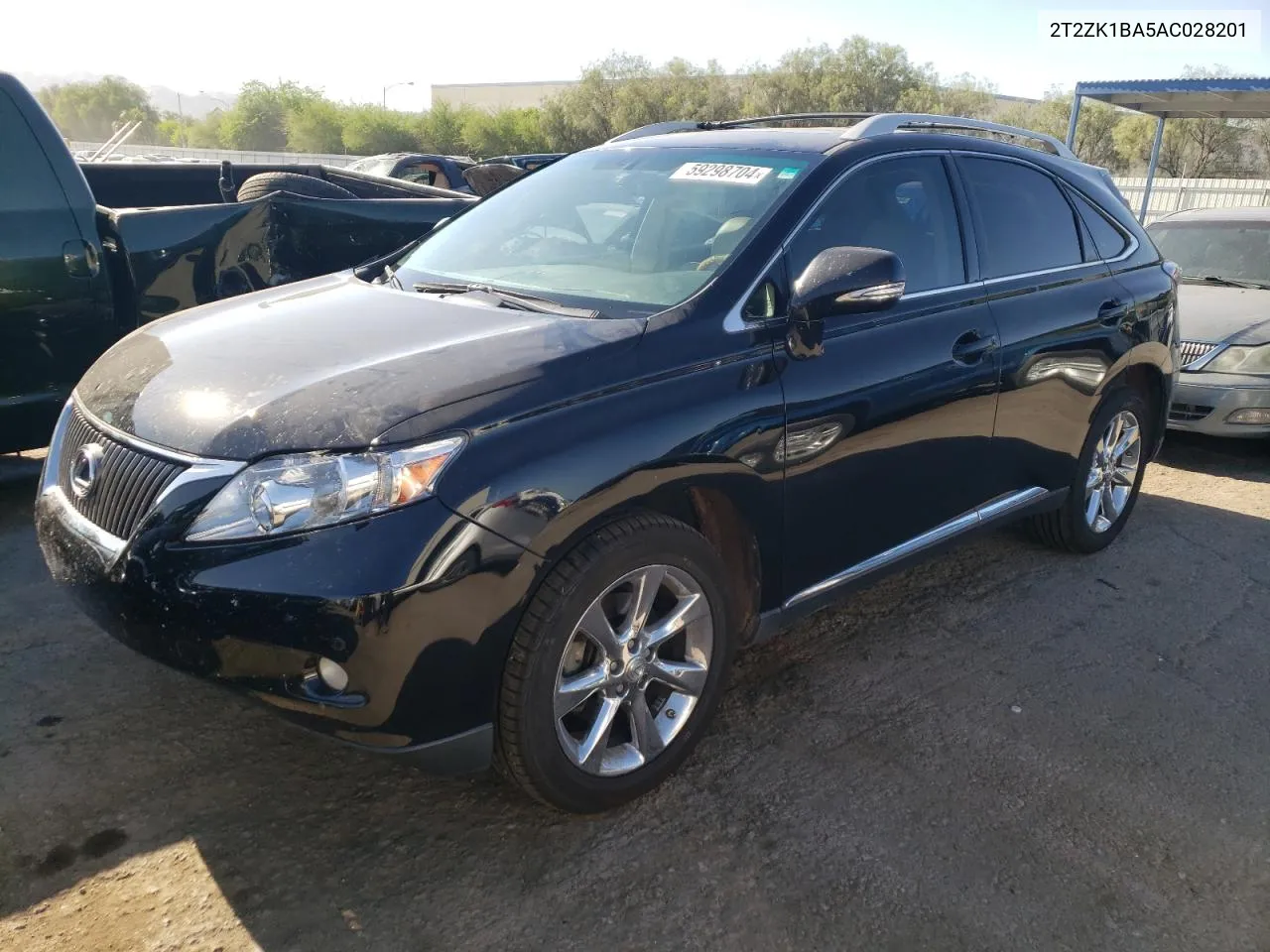 2010 Lexus Rx 350 VIN: 2T2ZK1BA5AC028201 Lot: 59298704