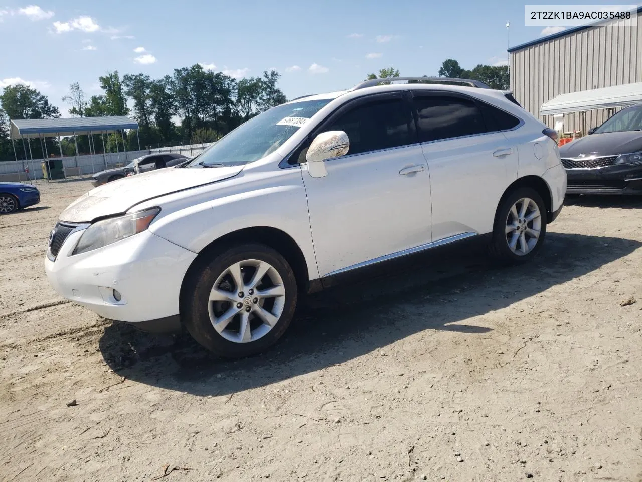 2010 Lexus Rx 350 VIN: 2T2ZK1BA9AC035488 Lot: 59687384