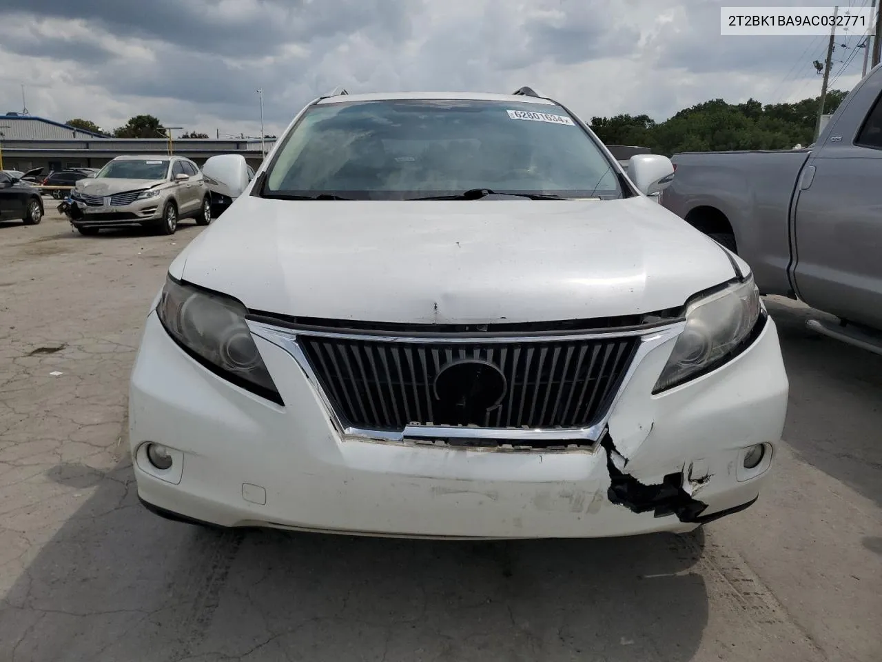 2010 Lexus Rx 350 VIN: 2T2BK1BA9AC032771 Lot: 62801634