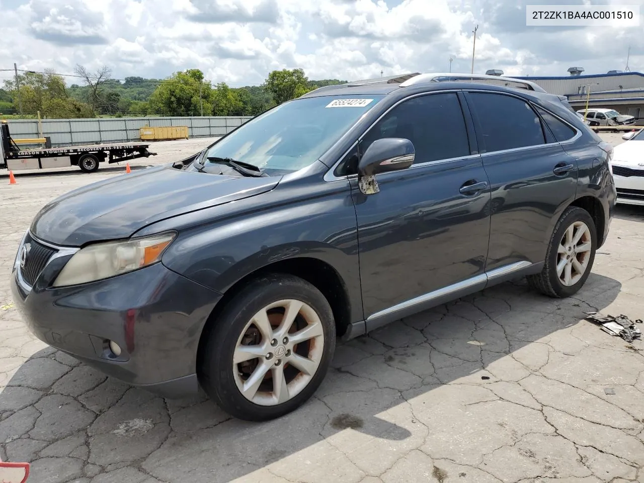 2010 Lexus Rx 350 VIN: 2T2ZK1BA4AC001510 Lot: 65524274