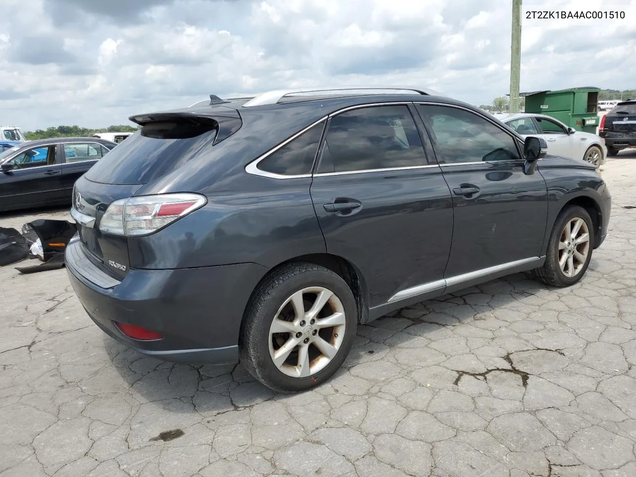 2010 Lexus Rx 350 VIN: 2T2ZK1BA4AC001510 Lot: 65524274