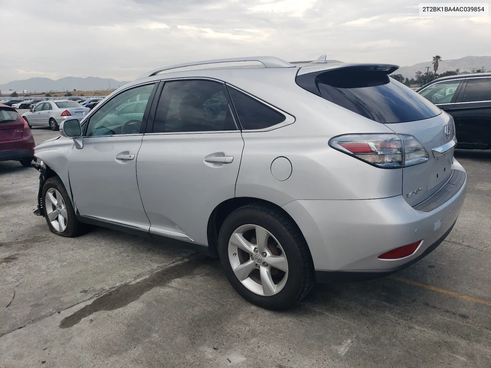 2010 Lexus Rx 350 VIN: 2T2BK1BA4AC039854 Lot: 65837534