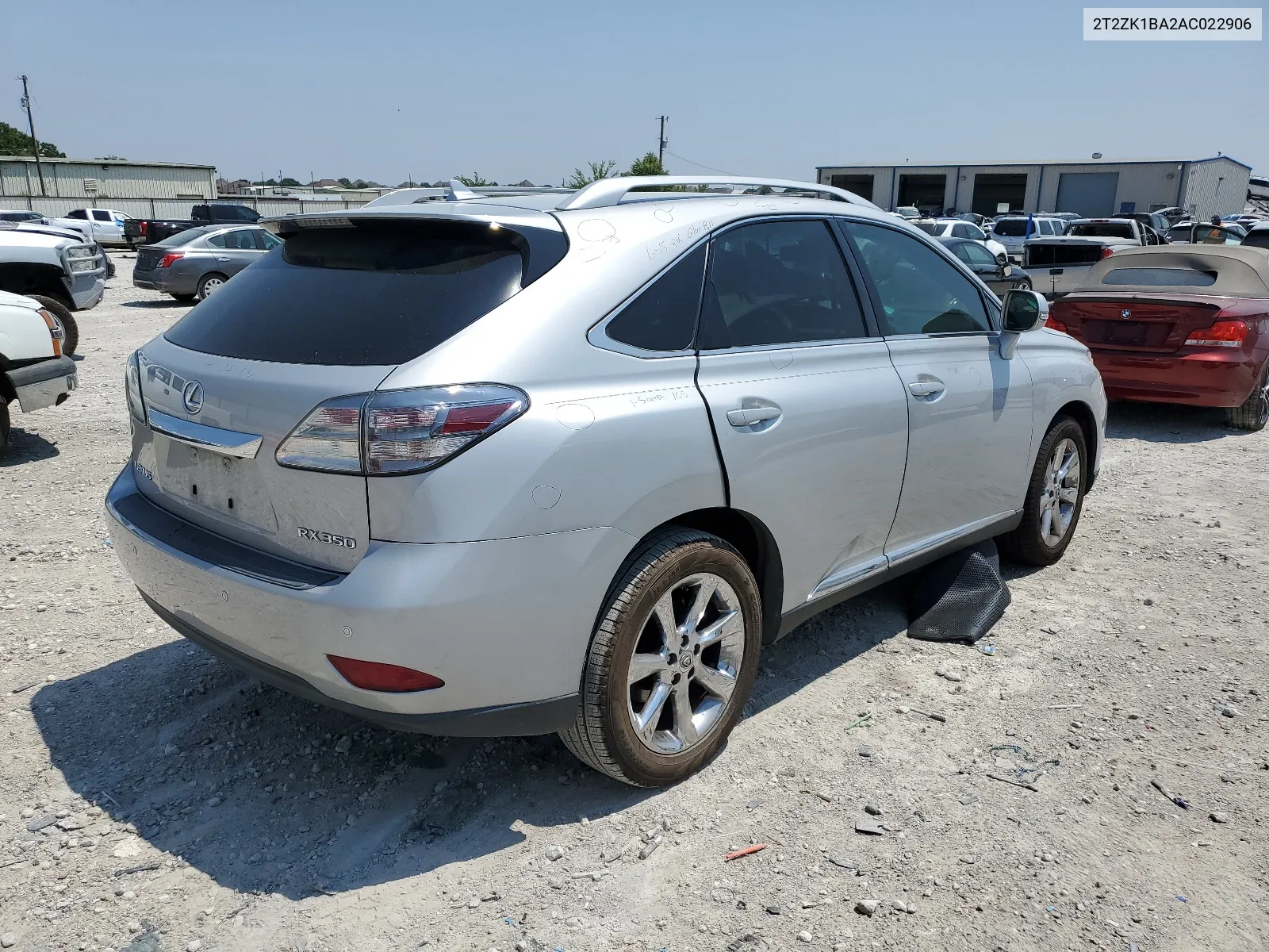 2010 Lexus Rx 350 VIN: 2T2ZK1BA2AC022906 Lot: 66708314