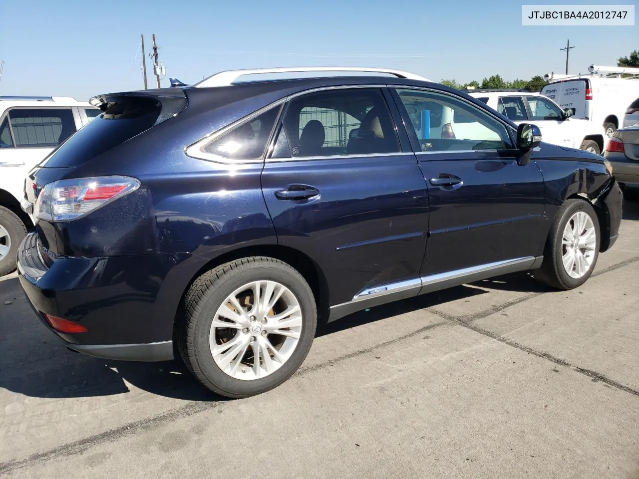 2010 Lexus Rx 450H VIN: JTJBC1BA4A2012747 Lot: 67141904