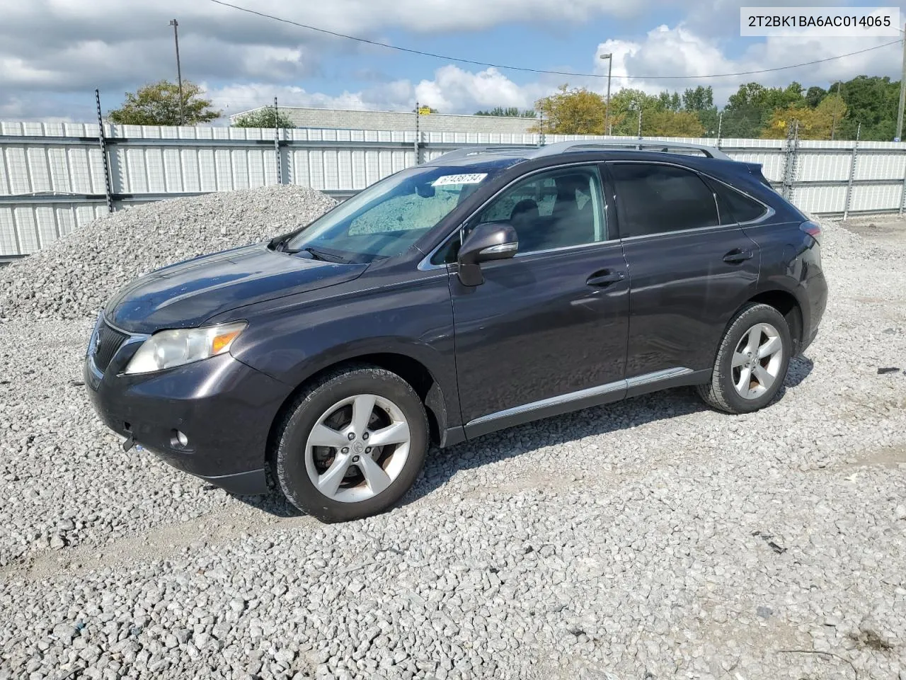 2010 Lexus Rx 350 VIN: 2T2BK1BA6AC014065 Lot: 67438734