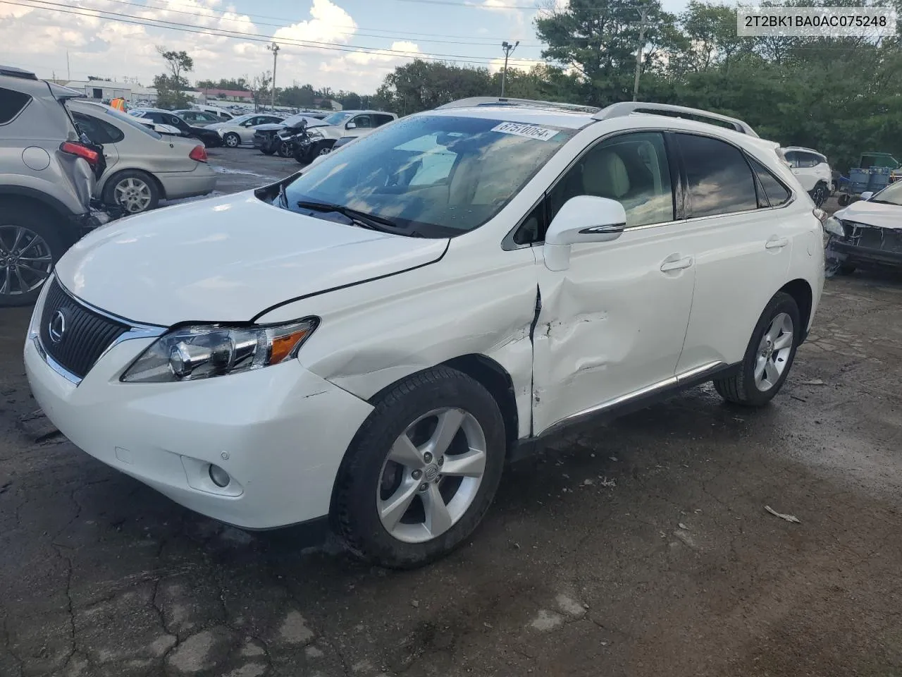 2T2BK1BA0AC075248 2010 Lexus Rx 350