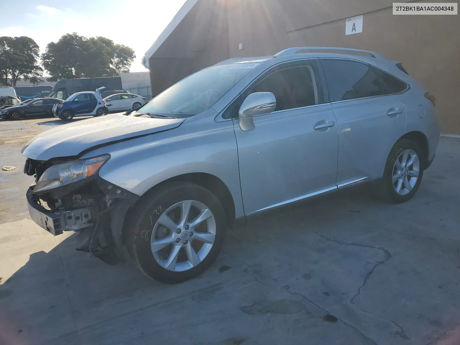 2010 Lexus Rx 350 VIN: 2T2BK1BA1AC004348 Lot: 67976024