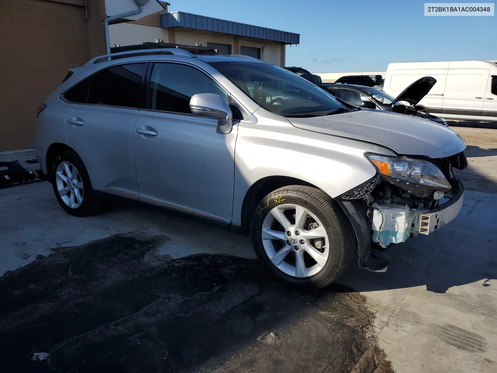 2010 Lexus Rx 350 VIN: 2T2BK1BA1AC004348 Lot: 67976024