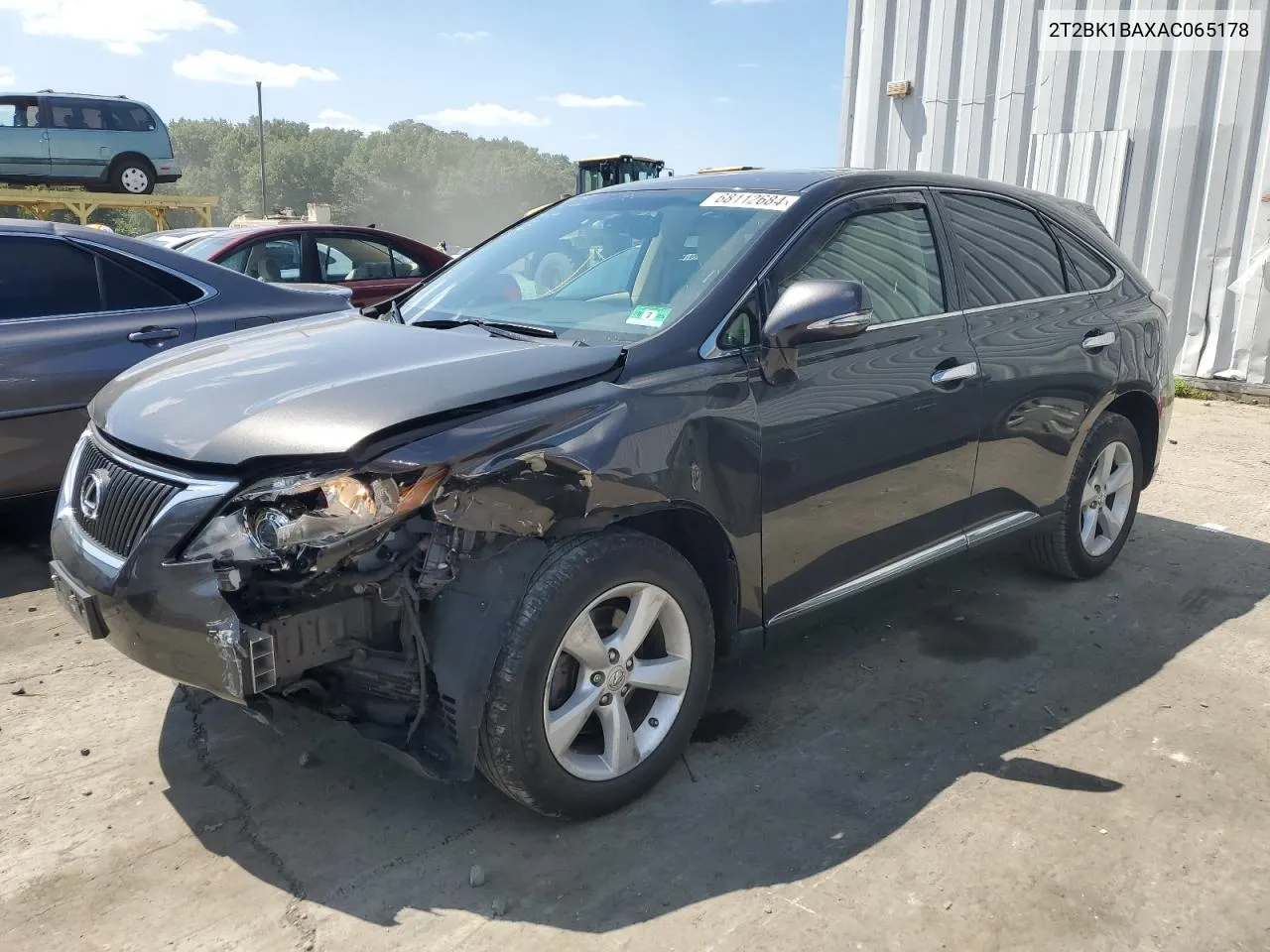 2010 Lexus Rx 350 VIN: 2T2BK1BAXAC065178 Lot: 68112684