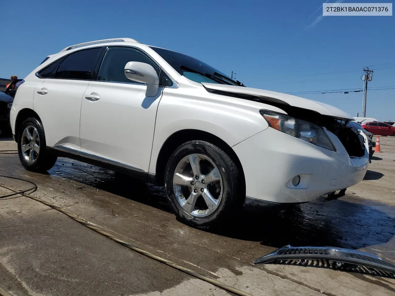 2010 Lexus Rx 350 VIN: 2T2BK1BA0AC071376 Lot: 68312224