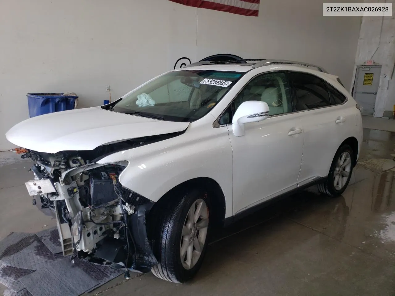 2010 Lexus Rx 350 VIN: 2T2ZK1BAXAC026928 Lot: 68547374