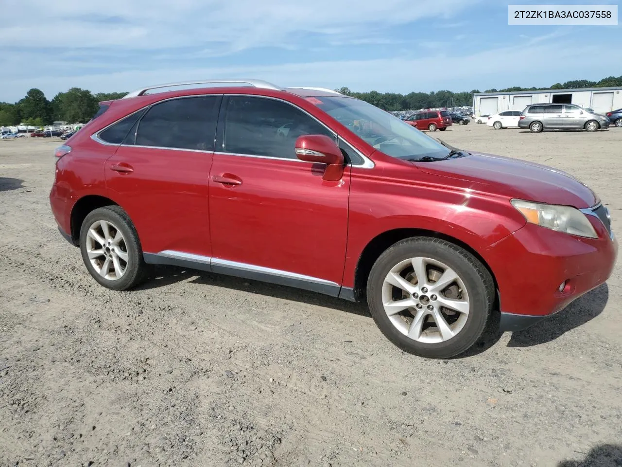 2T2ZK1BA3AC037558 2010 Lexus Rx 350