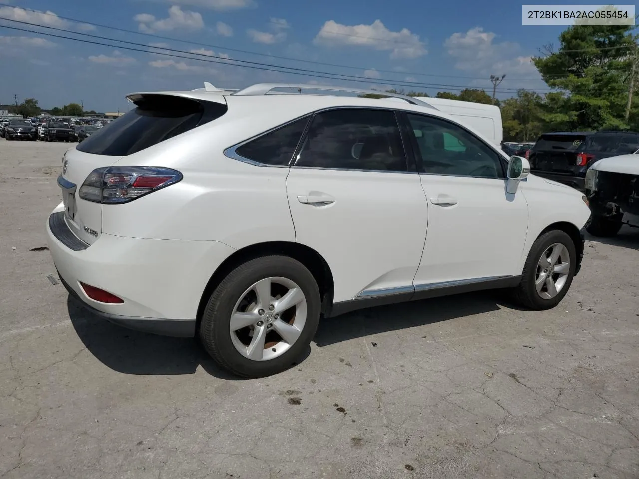 2010 Lexus Rx 350 VIN: 2T2BK1BA2AC055454 Lot: 68712054