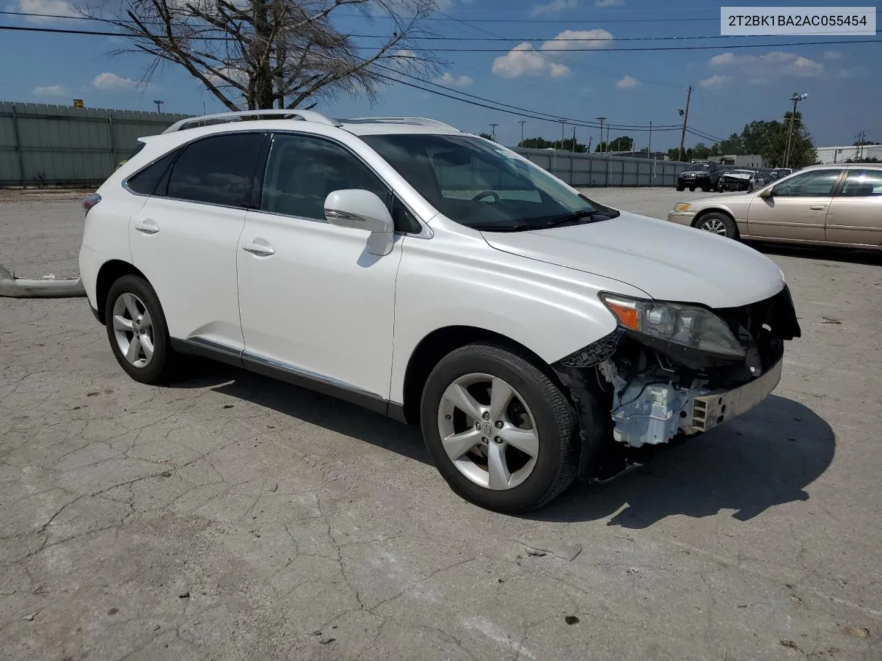 2010 Lexus Rx 350 VIN: 2T2BK1BA2AC055454 Lot: 68712054