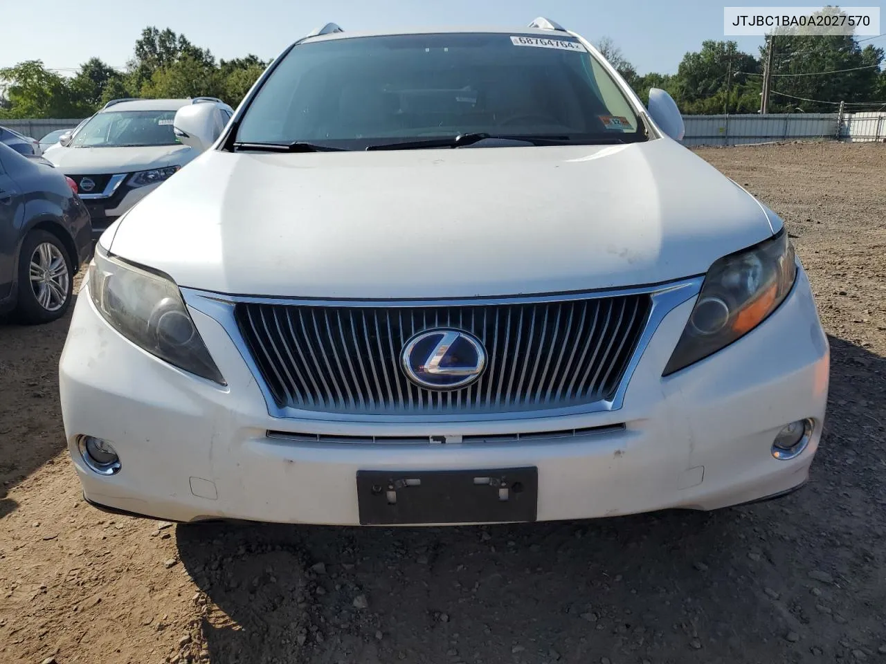 2010 Lexus Rx 450H VIN: JTJBC1BA0A2027570 Lot: 68764764