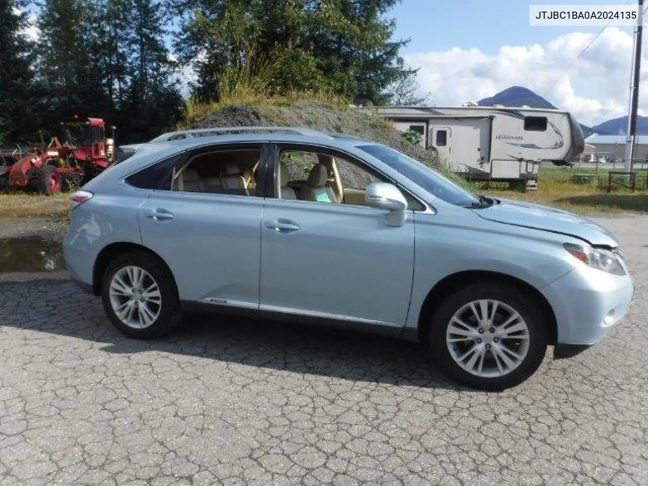 2010 Lexus Rx 450H VIN: JTJBC1BA0A2024135 Lot: 69077184