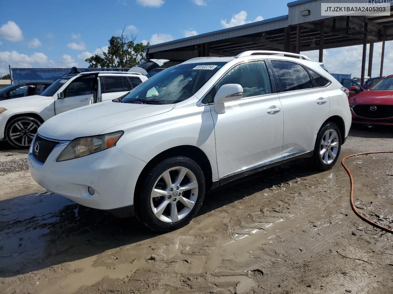 2010 Lexus Rx 350 VIN: JTJZK1BA3A2405303 Lot: 69102214